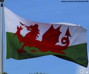 Puzzle Σημαία της Ουαλίας